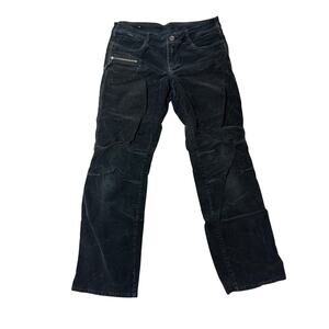 KÜHL corduroy jeans with zip pocket stretch sz 10 flawed